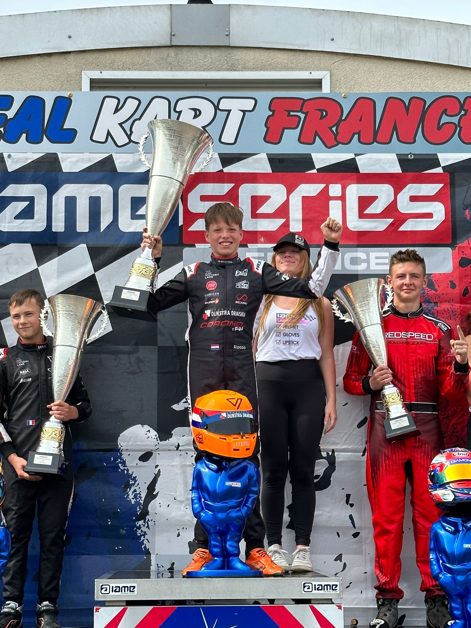 Featured image for “Rocco Frans kampioen IAME Junior”